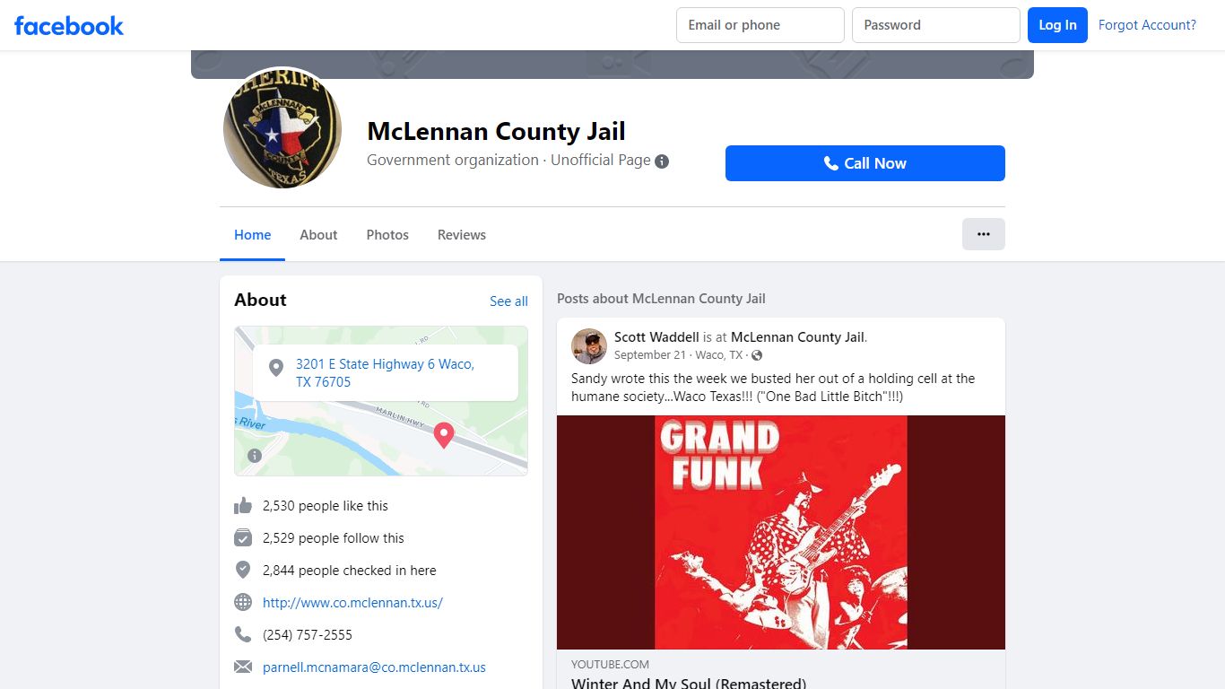 McLennan County Jail - Facebook